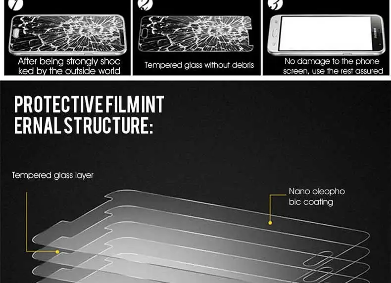 Закаленное Стекло на samsung Galaxy A3 A5 A7 J3 J5 J7 Экран протектор для samsung A5 A7 J3 J7 Стекло