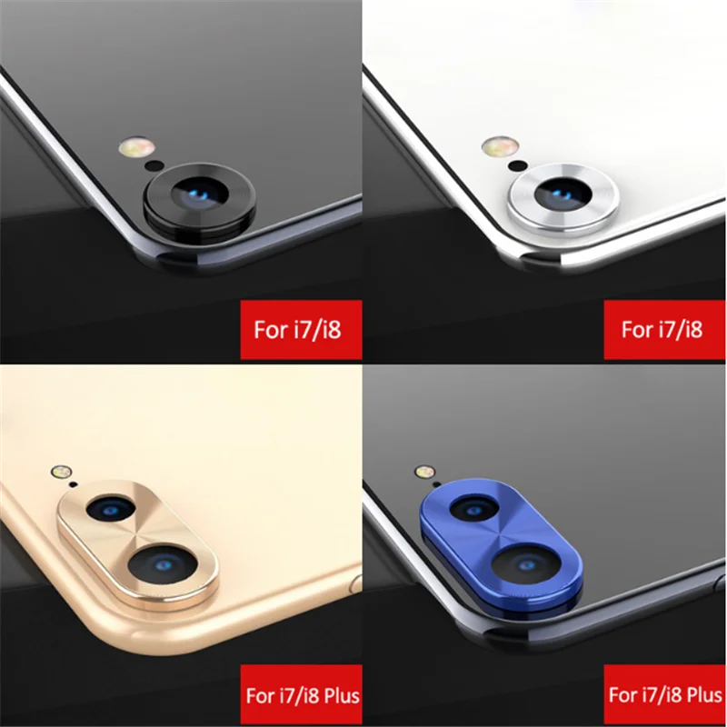 Camera Lens Film For iPhone 7 8 Protection Back Ring Cover Plus Six Colors Choice | Мобильные телефоны и аксессуары