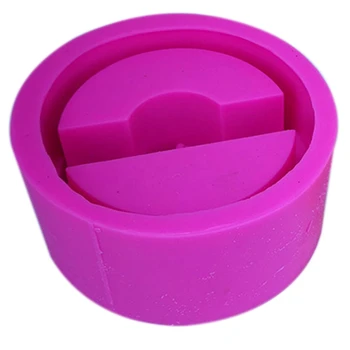 

Round Flowerpot Silicone Cement Plaster Mold DIY Concrete Ceramic Flower Pot Mold Mini Landscape