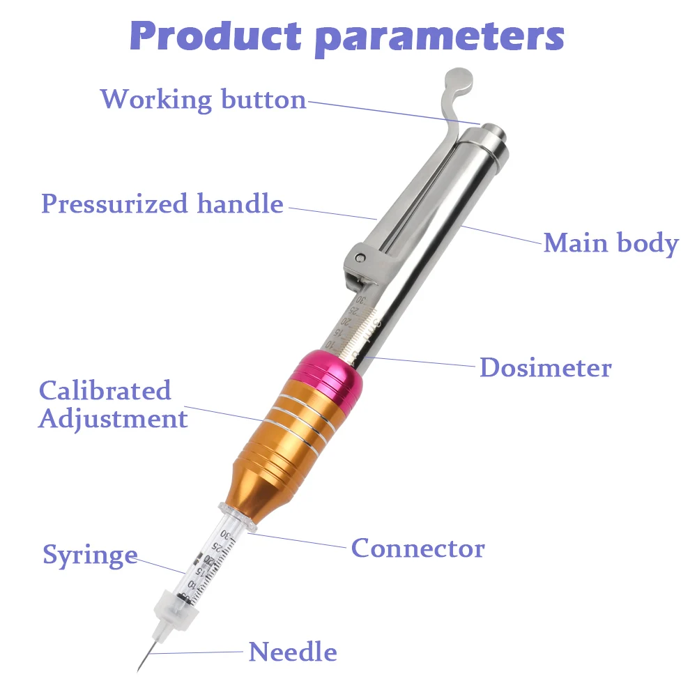 Профессиональная гиалуроновая ручка для губ лифтинг гиалурон пистолет электрическая омолаживающая маска для лица удаление шприц-ручка инструмент для красоты Ampoule головка Шприц Набор