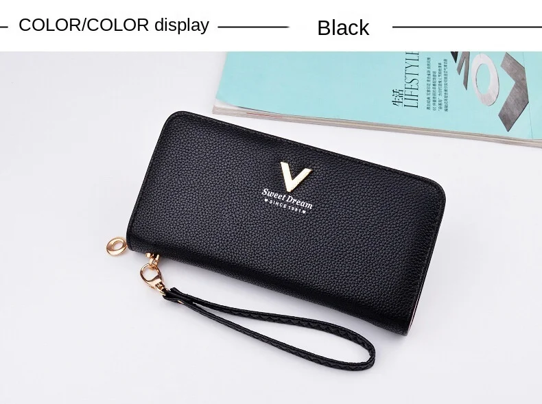 2021new ladies pu leather long wallet zipper wallet women fashion high-quality large-capacity mobile phone bag card bag wallets 2021new ladies pu leather long wallet zipper wallet women fashion high-quality large-capacity mobile phone bag card bag wallets