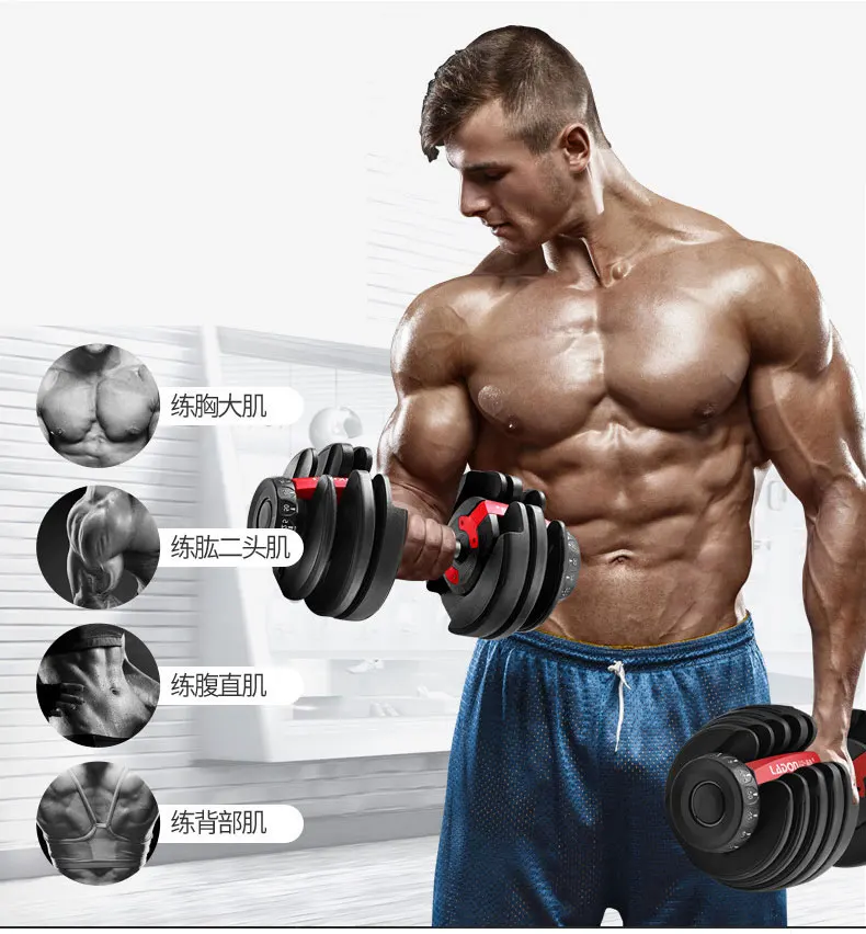 Private Label Dumbbells 24kgs Gym Equipment Weights Fitness ...