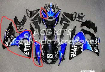 

ACE KITS New For Suzuki GSXR1000 K9 2009 2010 Injection ABS Plastic Motorcycle Fairing GSXR1000 K9 09 10 Blue Black R46NO