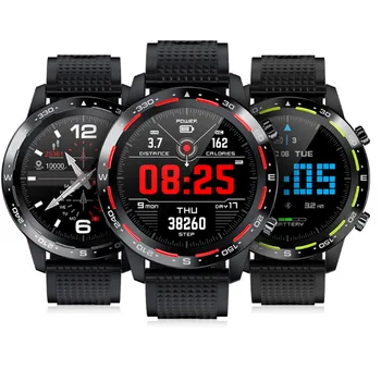 

L12 SmartWatch Bluetooth Call ECG+PPG Heart Rate Fitness Tracker Blood Pressure IP68 Waterproof VS p16 L13 Smart Watch