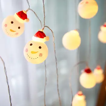 

Christmas Snowman Stars Lantern String Light LED Lamp Party Prop Xmas Tree Decor