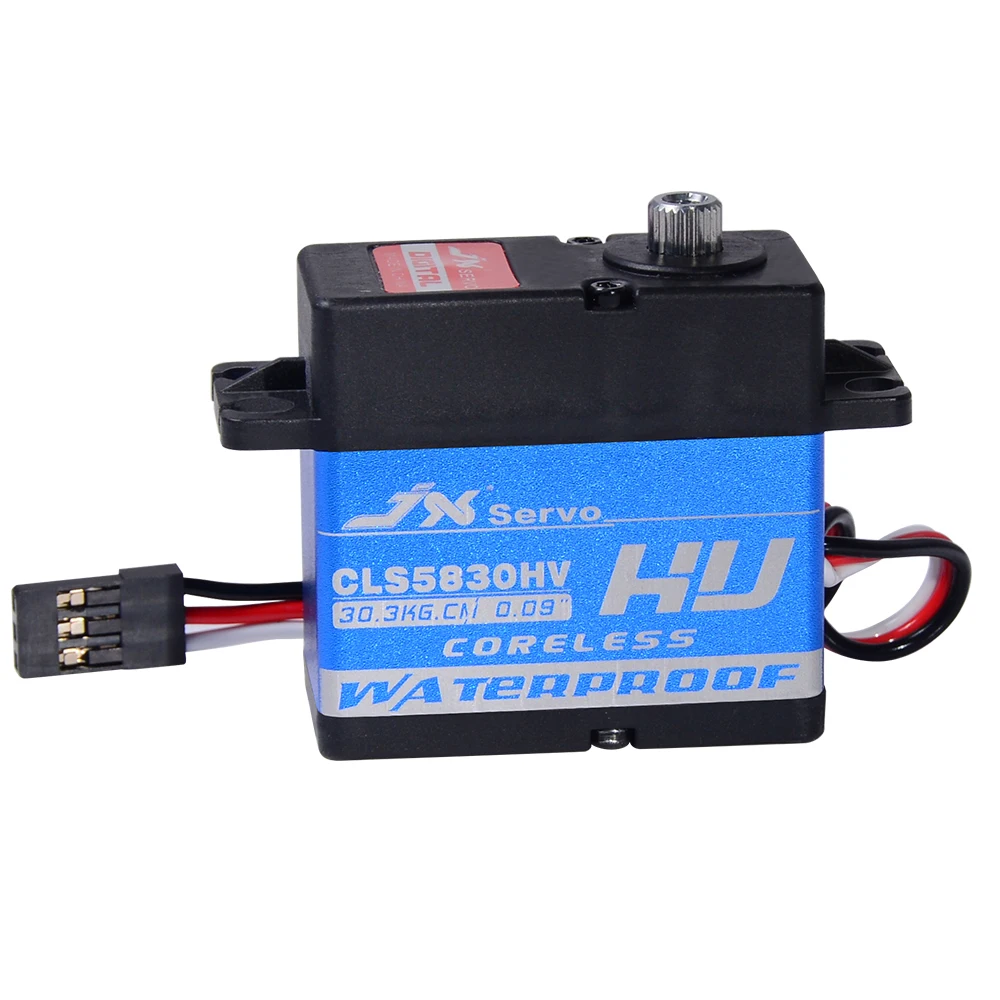 JX CLS5830HV 30 кг Полная водонепроницаемость 8 4 в без сердечника 0 09 сек сервопривод для