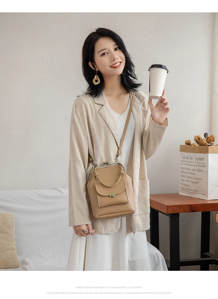 kiss lock shell bag bags pu leather women shoulder crossbody women's handbags (8)