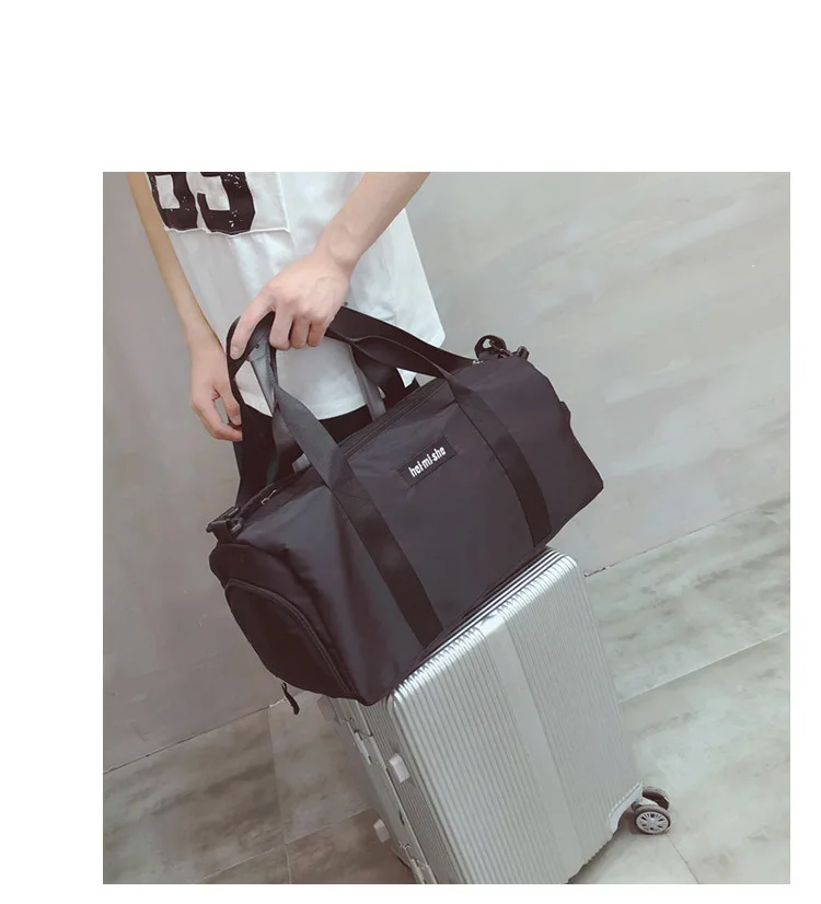 Спортивная сумка-большая сумка для поездок для женщин, сумка для йоги, сумка для тренировок на одно плечо и сумка для путешествий на коротком расстоянии