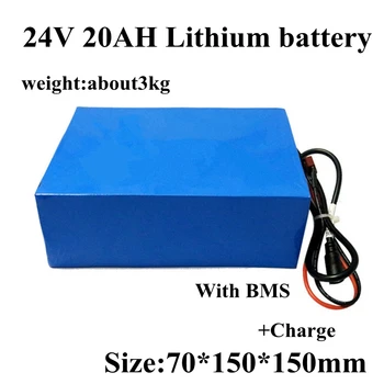 

24V 20Ah Lithium Li Ion Battery Pack for Power Wheelchair Electric Bike Skateboard Solar Street Light Electric Scooter+charger