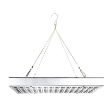 Домашняя лампа для выращивания растений 380-780 нм полный спектр светодиодный светильник для выращивания 85-265 в 144 светодиодный s 45 Вт УФ ИК панель светильников штепсельная вилка европейского стандарта