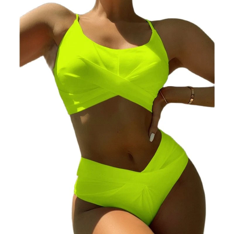 commando Schandelijk mobiel Swimsuit Fluorescence Bikini | Bikini High Waist Fluor | Swimming Bathing  Suits - Sexy - Aliexpress