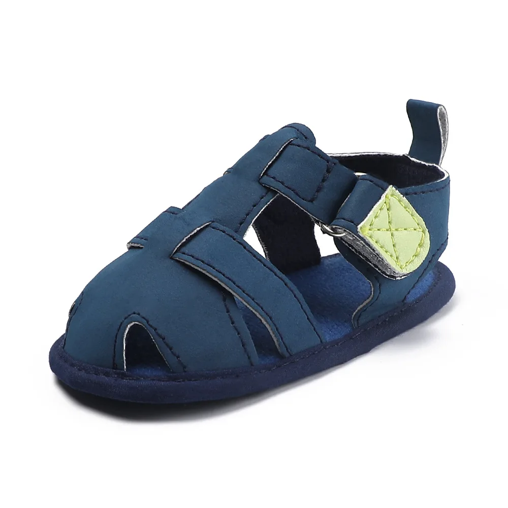 Новые детские сандалии на мягкой подошве, обувь для малышей, дышащая детская обувь для мальчиков, сандалии для малышей 0-18 месяцев