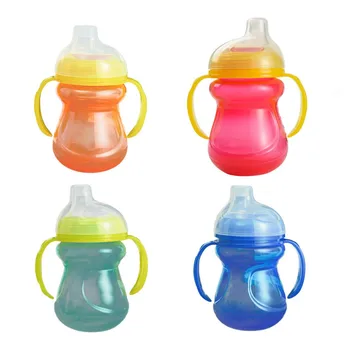 

270ml Baby Duckbill Cup Baby Training Drinking Cup Baby Bottle Double Handle Learning Drink Cup