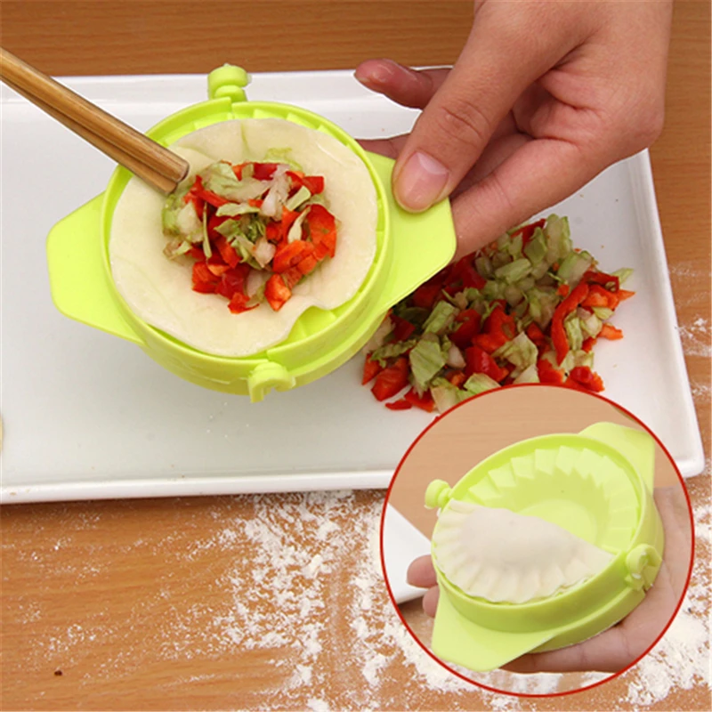 3/1 шт. Пластик формы для пельменей китайский Еда Jiaozi аппарат изготовления теста
