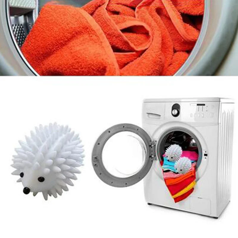 

1 Pc Eco Friendly Magic Laundry Ball for Household Washing Machine Clothes Softener Hedgehog Shape Solid Cleaning Drying Balls
