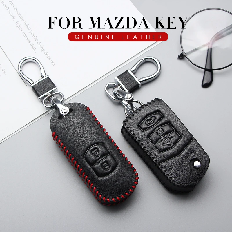 MX-5 NEW Mazda key ring CX-5 CX-3 genuine leather 