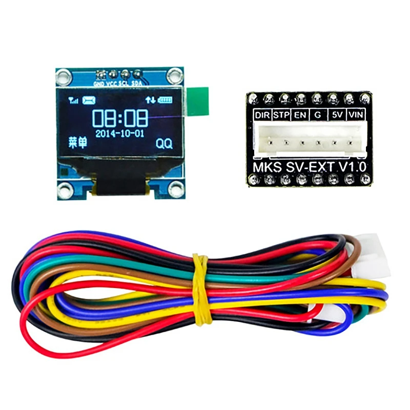 Makerbase 3D печать замкнутый контур шагового двигателя NEMA17 MKS SERVO42 разработан Makerbase, который предотвращает потерю шагов с OLED D