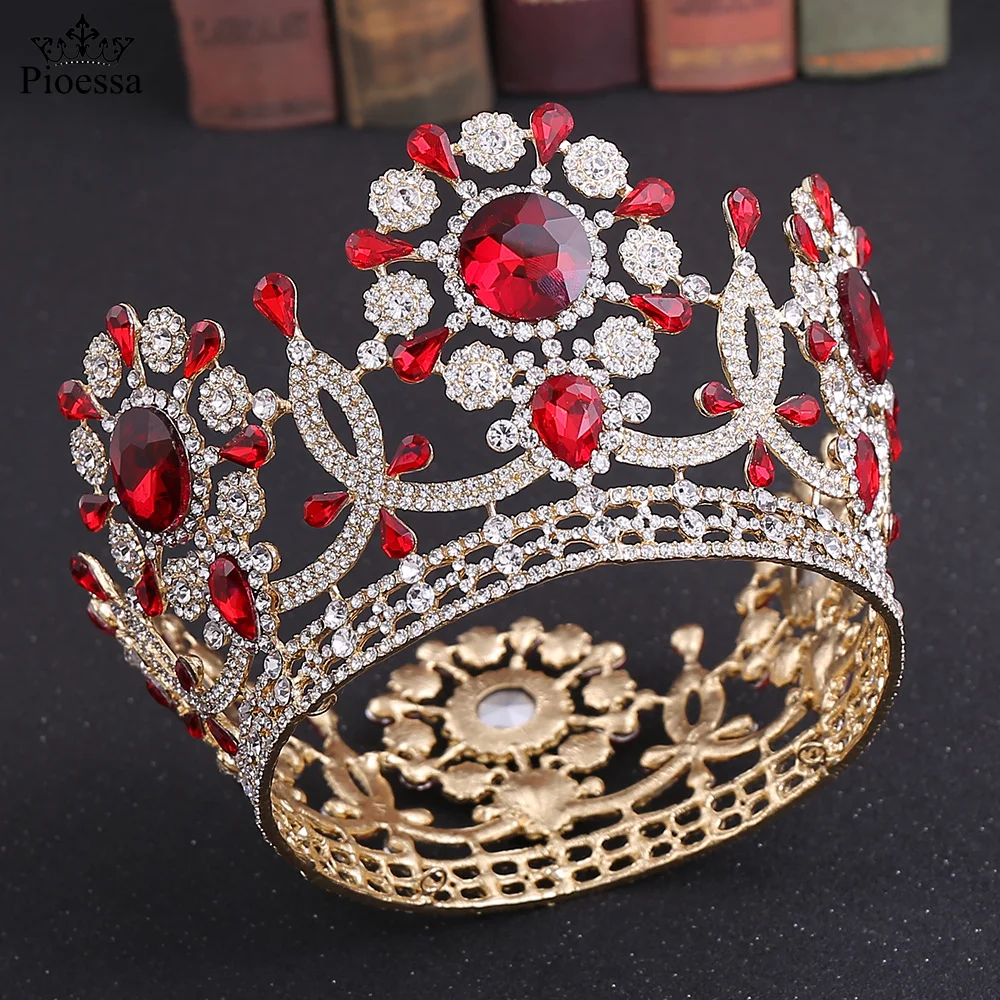 

New Crystal Queen Bridal Tiaras and Crowns Bride Headpiece Wedding Head Jewelry Accessories for Women Diadem Prom Hair Ornaments