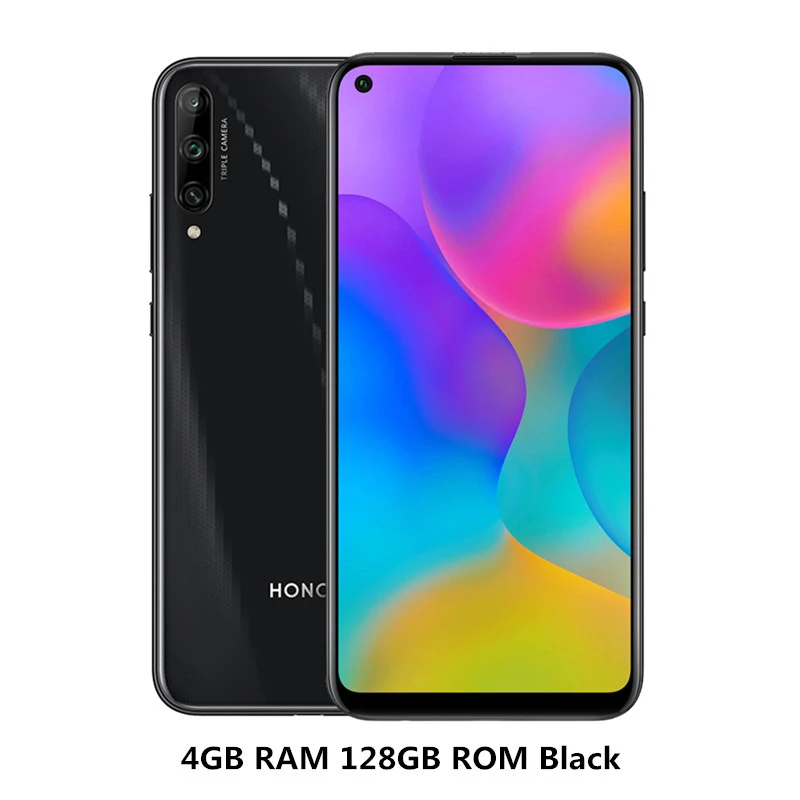 4GB 128GB Black honor play 3, honor play 3, мобильный телефон, 6,39 дюймов, Kirin710F, четыре ядра, Android 9,0, распознавание лица, GPU, Turbo, мобильные телефоны - Цвет: 4GB 128GB Black