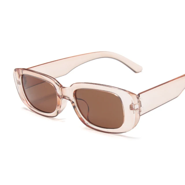 Rectangle Vintage Sunglasses Women