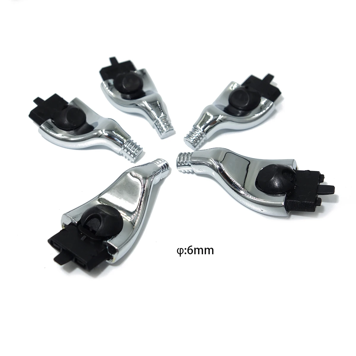 Magyfosia Chrome Silver Mach 3 Razor Head Connector for DIY Shaving Handle Holder and 3 Layer Beard Blades Adapter