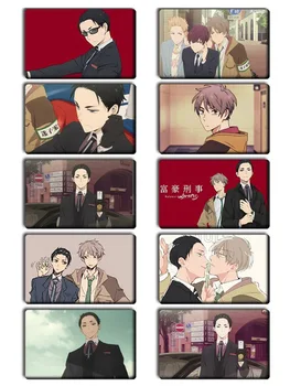 

10pcs/set Anime The Millionaire Detective Balance: Unlimited Kanbe Daisuke Crystal Card Sticker