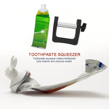 

Lazy Toothpaste Dispenser Hair Color Dye Cosmetic Paint Cream Rolling Squeezer Tube Squeezer Bathroom Accessories