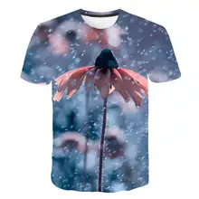 Aliexpress - 2021 Fashion Men’s T-shirt Men/women 3dt Shirt Harajuku Abstract 3d Crystal Flower T-shirt Half Sleeve Ladies Flower Pattern Top