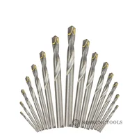 Les forets en carbure avec des forets à tige droite en acier au tungstène sont utilisés pour l'acier, le fer, l'alliage d'aluminium, les carreaux de céramique, ensemble de 3 à 20mm 6