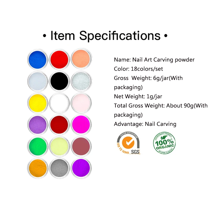Decoração para a Arte do Unha Conjunto com Acrílico pó do Unha Cores Acrílico Brilho uv Cristal Líquido Caneta Sjf01 18 pó 4 acrílico uv conjunto com acrílico cristal líquido caneta sjf01