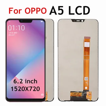 

For OPPO A5 LCD Display Touch Panel Screen Digitizer Replacement for Oppo A5 PBAM00 lcd Display Assembly