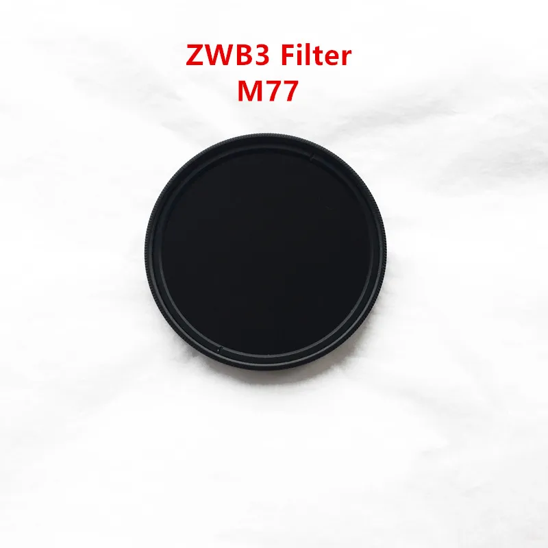 77 мм UV Pass Camera Filter ZWB3 253.7nm UG5 U 330 с металлическим кольцом|Оптические фильтры| |