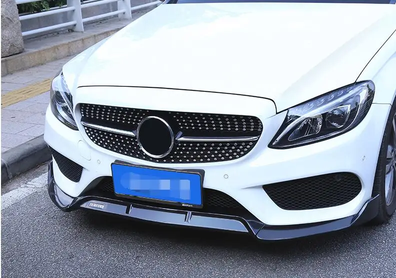 Передний бампер для Mercedes Benz W205 диффузор C Class C200 C180 задний спойлер|Обвесы| |