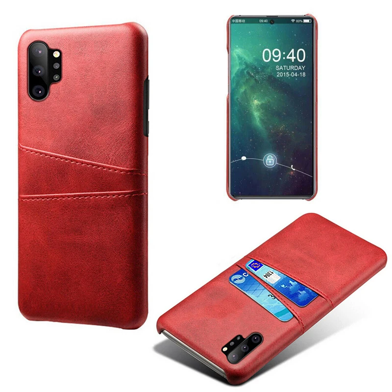 Для samsung Galaxy S8 S9 S10 Plus Note 10 Plus 8 9 A70 A50 A7 A9 Модный чехол-накладка с отделениями для карт из искусственной кожи+ поликарбонатные чехлы