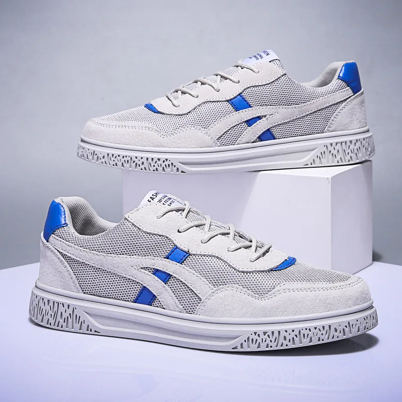 

Jinjiang MEN'S Shoes Autumn New Style Mesh Breathable Sneakers Teenager Casual Non-Slip Shoes Subnet Red-