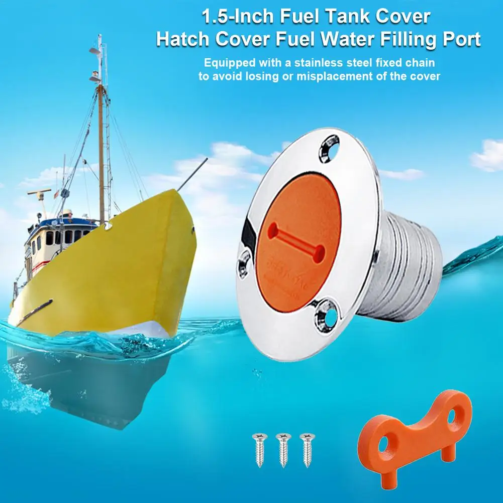 Marine Grade 1.5 Inch Oil Tank Cover Hatch Oil And Water Filling Port