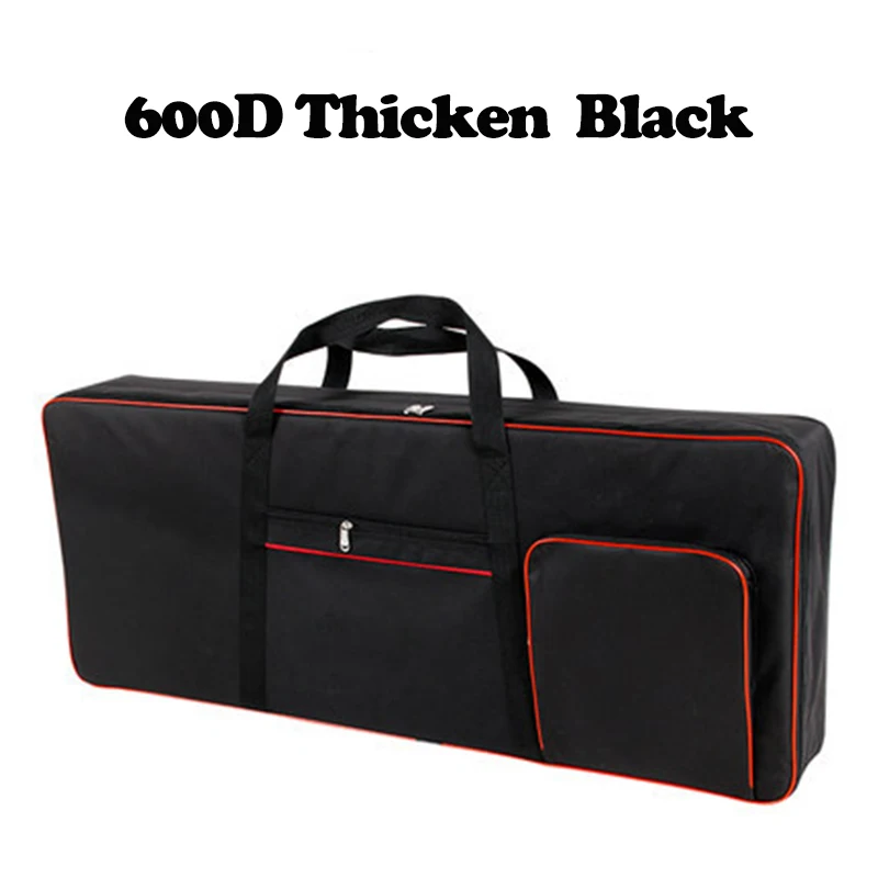 600D Thicker Nylon 61 Key Keyboard Bag Instrument Keyboard Bag Thicken Waterproof Electronic Piano Cover Case For Electronic