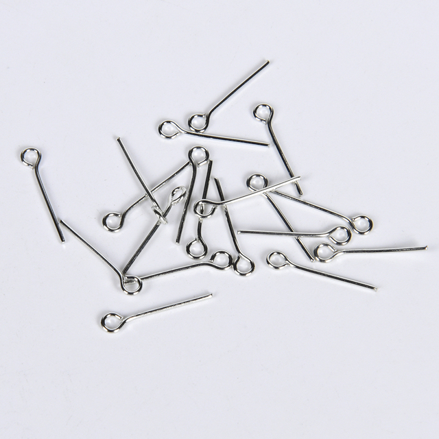 15 20 30 35 40 45 50mm Eye Ball Flat Head Pins Earrings Diy Findings Accessories Headpins For Jewelry Making Supplies