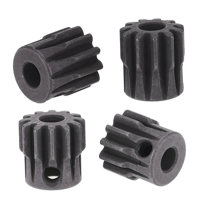 

4Pcs Pinion Motor Gear for 1/8 RC Car Brushed Brushless Motor - 2Pcs M1 5Mm 12T & 2Pcs M1 5Mm 11T
