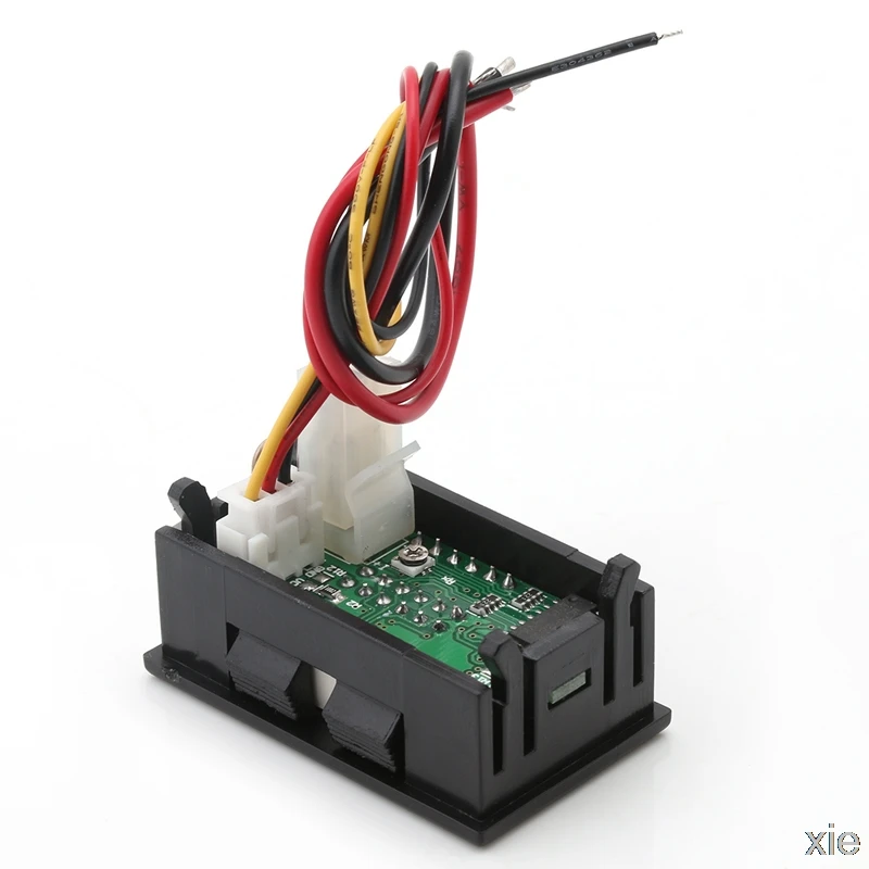 

Dual Display 4 Bit Voltage Current Meter DC 0-33V/1A/3A Voltmeter Ammeter
