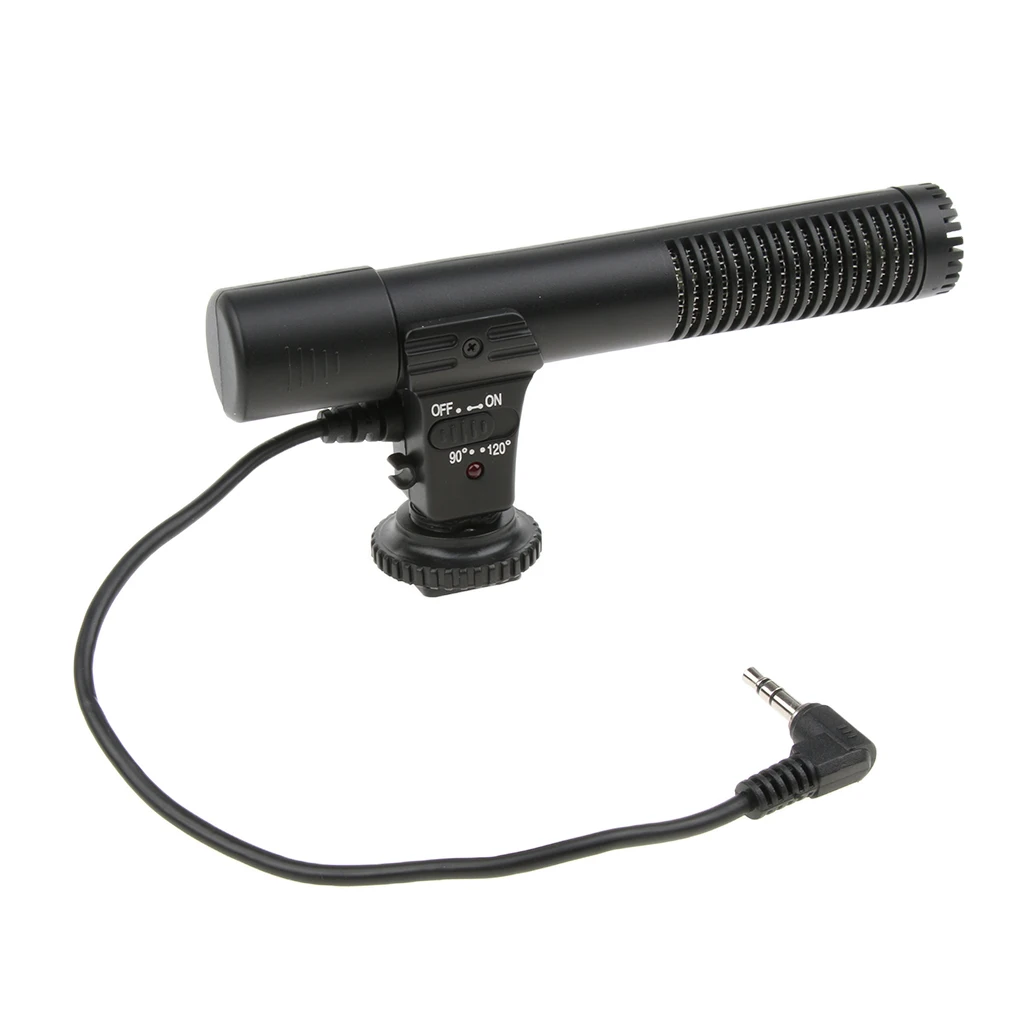 MIC-01 мини внешний записывающий микрофон для интервью микрофон для Canon Nikon sony D-SLR камеры мобильного телефона