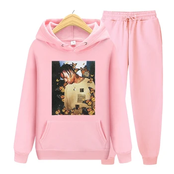 

2020 TRAVIS SCOTT ASTROWORLD Hip Hop HOODIES Fashion Letter ASTROWORLD HOODIE Streetwear + Pants Men Pullover Sweatshirt