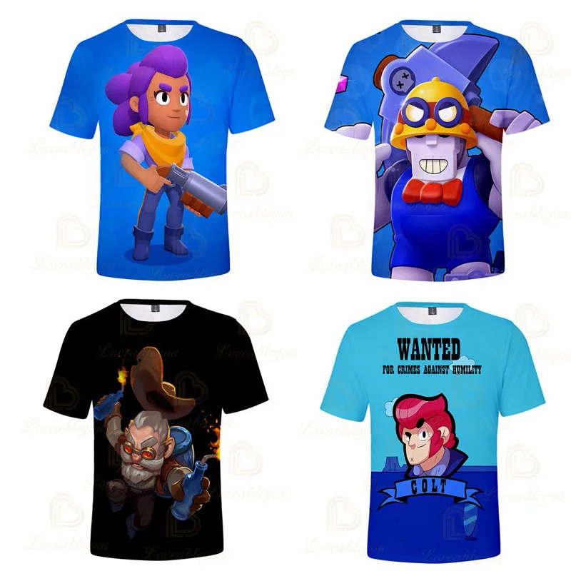 

Shoot Game 3D Print T-shirt Womens Clothing Harajuku T Shirt Women Kids Leon Tops Women 2020 Shirt Boys Girls