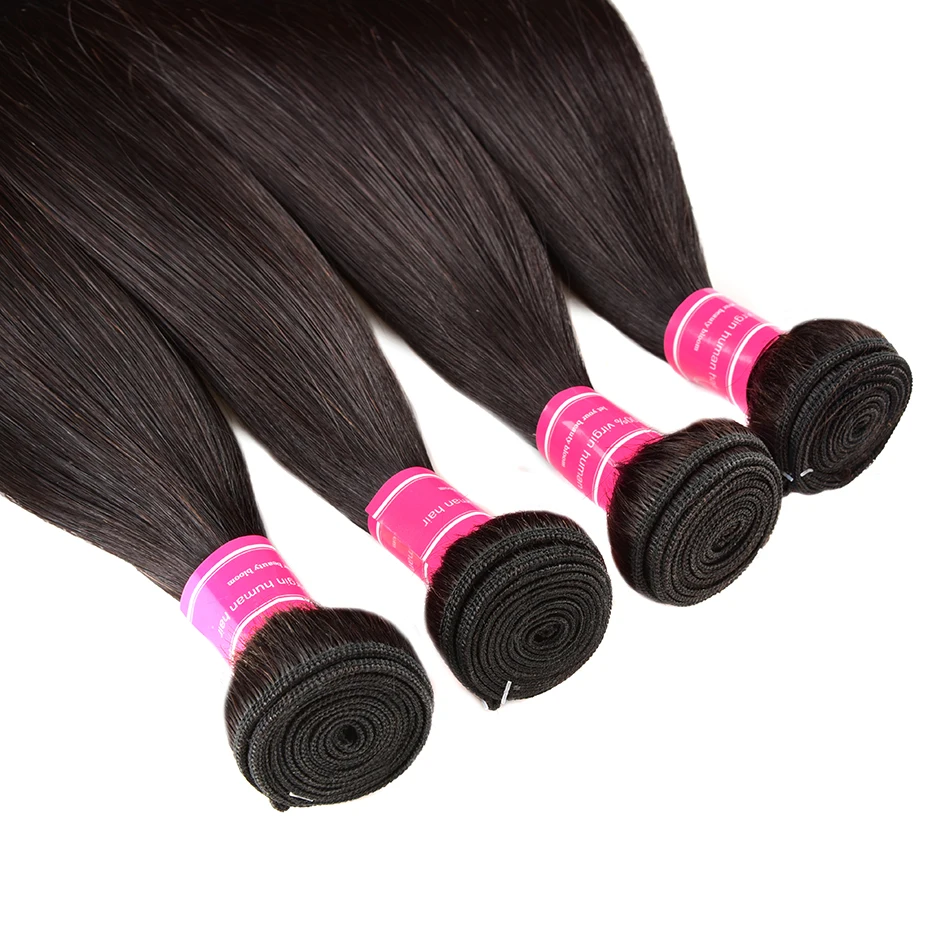 Feixes de Cabelo Humano em Linha Preço de Atacado Pacotes de Cabelo Reta 20 Pacotes Negócio Brasileiro Cabelo Humano Não Pressionado Virgem 3 - 5 10 6 Apliques ondulados