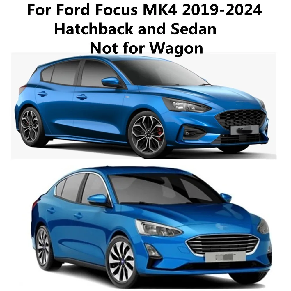 Parasol Delantero Para Ford Focus MK4 ST Line (2019-2023) - Protector Solar, Tela Plateada, Fácil De Guardar