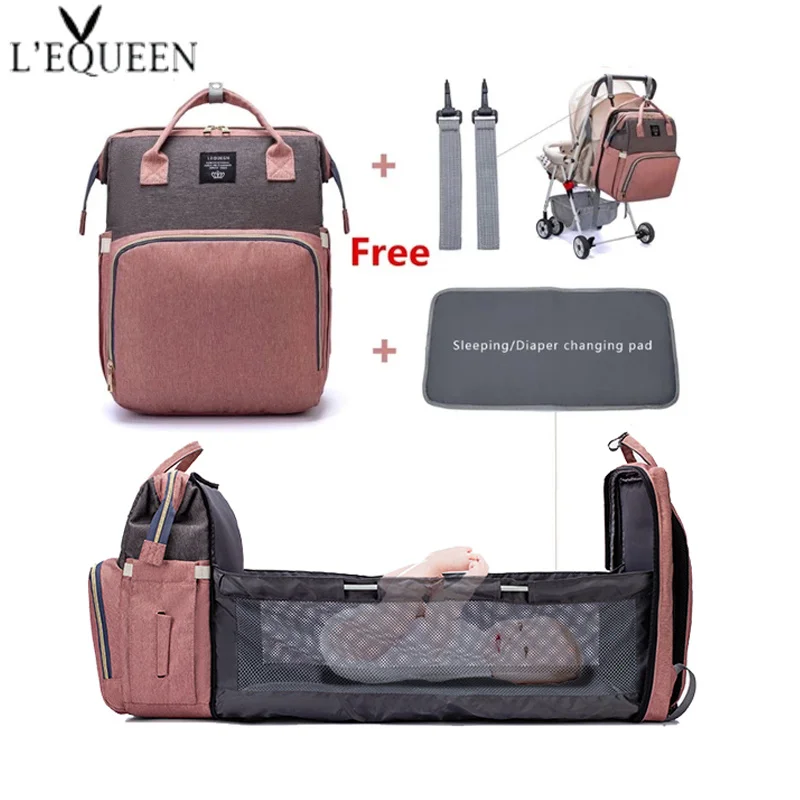 LEQUEEN большой Ёмкость сумка для подгузников рюкзак переноски ребёнка