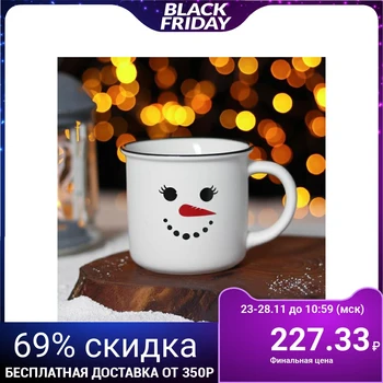 

Mug "new year. Snowman ", 380 ml