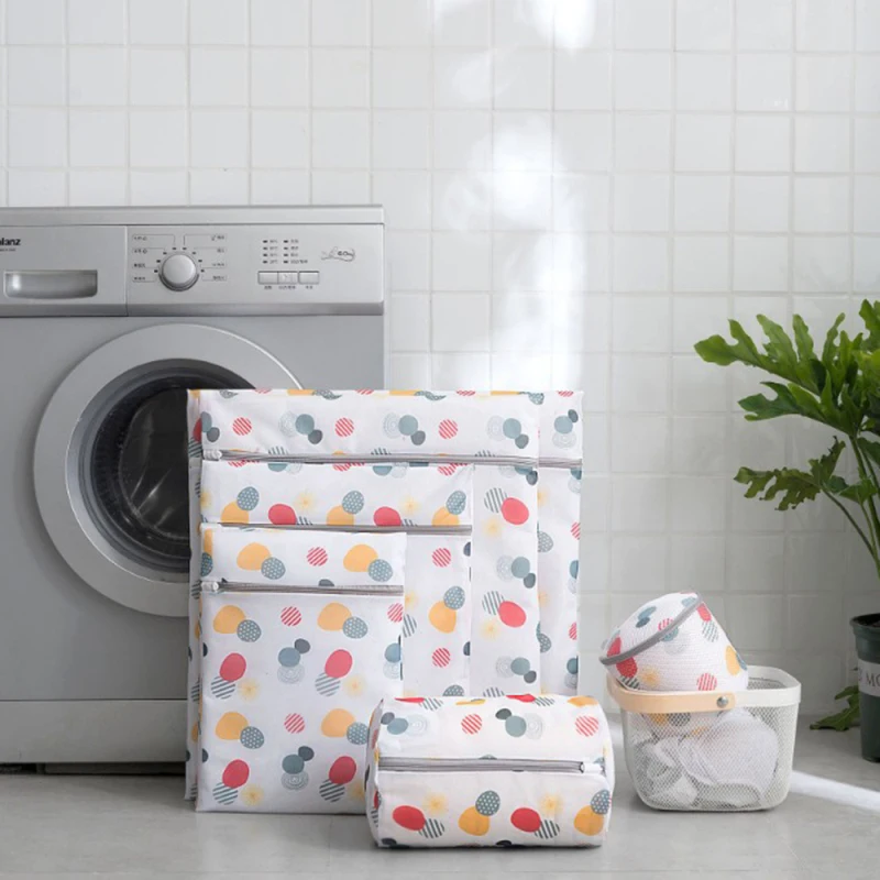 1 pcs Household Washing Clothes Mesh Laundry Bag Socks Bra Lingerie Underwear Laundry Care Washing Mesh Bag Travel Organizer NEW