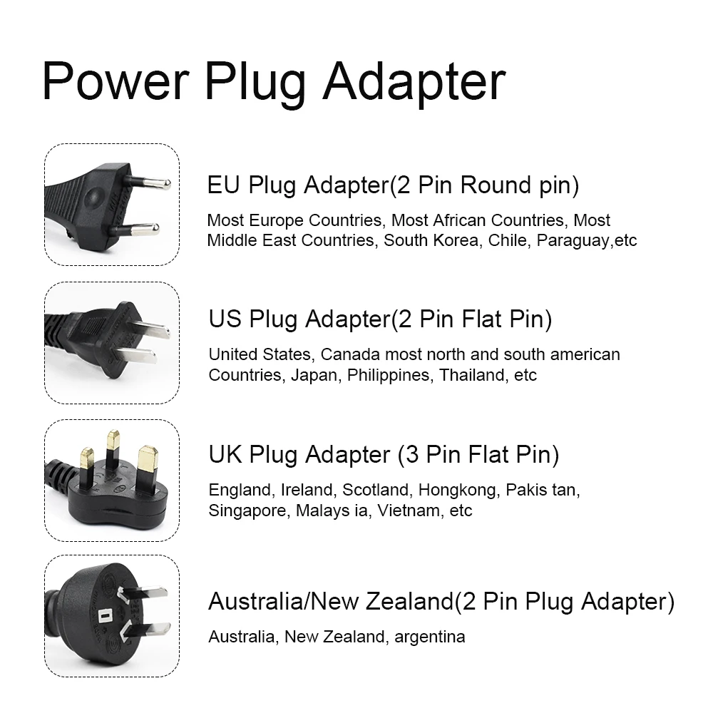  Adjustable Speed Power Supply Adapter for Sex Machine Input AC 100V-240V 50/60hz US/EU/AU/UK Plug