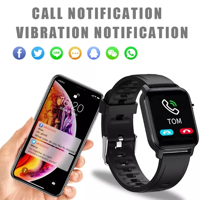 LIGE 2021 Men Smart Watch IP68 Waterproof  Full Touch Screen Sport SmartWatch Women Heart Rate Fitness Tracker Women Smart Watch